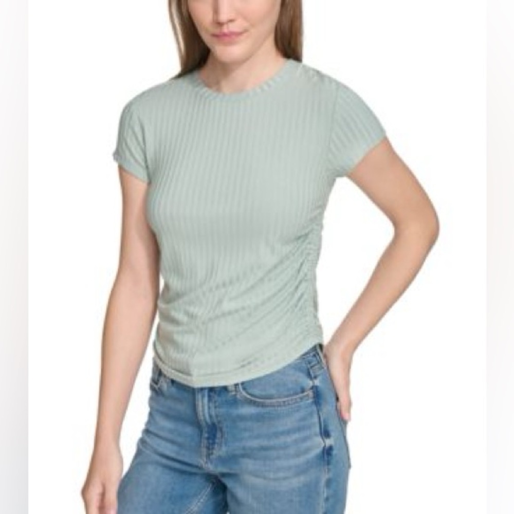 Brit & Bri mint cropped tshirt